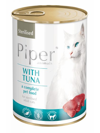 Piper Cat Adult Sterilised Τόνος 400g